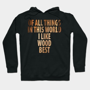 Wood Carpenter Joiner Woodcutter Craftsman Hoodie